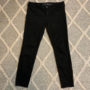 American Eagle Outfitters Black Jeggings Size 10